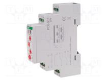 F&F PCU-507-24V Modul automatizace časové relé 0,1s÷24dní DPDT 250VAC/8A
