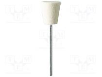 Tip fpr polishing  Ø  14mm  Ø  2.35mm  for polishing metals