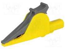 Krokosvorka  36A  1kVDC  žlutá  Rozs.uchop  max.41mm