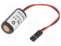 Baterie PLC-575332TA lítiové  1/2AA,1/2R6  3V  850mAh  nenabíjecí  1ks.