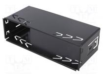 Polorámeček pro rádio  1 DIN  Panasonic  černá