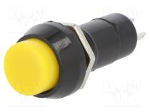 Switch  push-button  Pos  2  SPST-NO  1A/250VAC  OFF-ON  Ø12mm