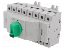 F&F PSR-480 Přepínač síť-agregát  Póly  4  415VAC  80A  IP20  Stabilní poloha  3