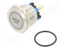 Switch  vandal resistant  Pos  2  SPST NC + NO  2A/48VDC  IP65
