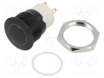 Switch  vandal resistant  Pos  2  SPST-NO  2A/36VDC  IP67  OFF-ON