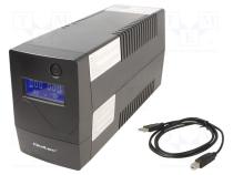 QOLTEC 53977 Napájecí zdroj UPS 240W 450VA 230V 286x100x144mm 4,5Ah 4÷6h