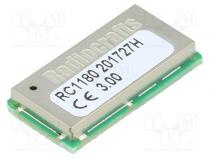 Модуль  RF  UART  -110дБм  2÷3,6ВDC  10дБм  SMD  100кбит/с  37/24мА