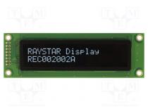 Zobrazovač  OLED  alfanumerický  20x2  Rozm  116x37x9,8mm  bilá