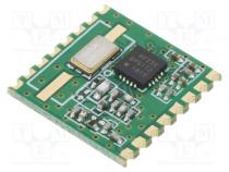 Модуль  RF  трансивер FM  FSK  868МГц  SPI  -121дБм  1,8÷3,6ВDC