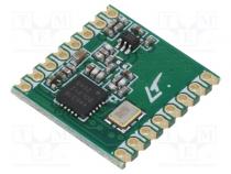 Module  RF  FM transceiver  ASK,FSK,GFSK,OOK  142÷1050MHz  SPI