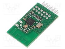 Module  RF  AM transceiver  FSK  2.4GHz  SPI  -115dBm  3VDC  36/8mA