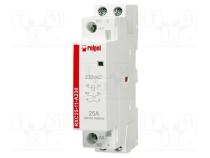 RELPOL RXC25-11-A230 Stýkač 2-pólový instalační 25A 230VAC NC + NO IP20 RXC25