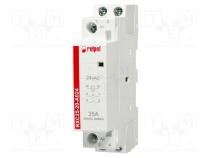RELPOL RXC25-20-A024 Stykač 2-pólový instalační 25A 24VAC NO x2 na přípojnici DIN