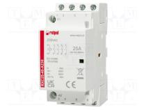 RELPOL RXC25-40-A230 4-pólový instalační stykač 25A 230VAC NO x4 IP20 RXC25