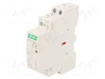 F&F ST25-02-24DC Stýkač 2-pólový instalační 25A 24VDC NC x2 na připojovací lištu DIN