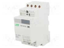 F&F ST25-40-24V Stykač 4-pólový instalační 25A 24VAC NO x4 na připojovací lištu DIN