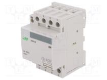 F&F ST40-40 Stýkač 4-pólový instalace 40A 230VAC NO x4 IP20 -25÷50°C