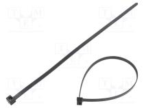 Cable tie  L  300mm  W  4.6mm  polyamide  225N  natural  Ømax  80mm