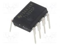 IC  operační zesilovač  500kHz  Ch  2  DIP8  ±5÷15VDC,10÷30VDC