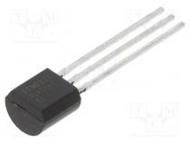 IC  napěťová reference  2,495V  ±1%  TO92  volně  100mA