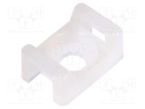 Holder  screw  polyamide  UL94V-2  natural  Tie width  2.5÷4.8mm