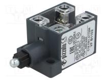Limit switch  metal plunger  NC x2  10A  max.400VAC  max.250VDC