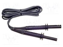 SONEL WAPRZ1X8BLBB Měřicí kabel s banánovou svorkou 4 mm, s odstíněním na obou stranách.