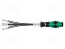 Screwdriver  6-angles socket  with flexible shaft