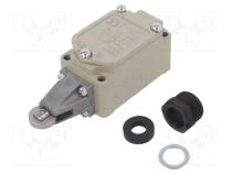 Limit switch  oblong metal roller Ø14,3mm  DPDB  10A  max.500VAC