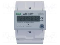 F&F WZE-3RST Počitadlo číslicový instalační na přípojnici DIN LCD Třída: 1