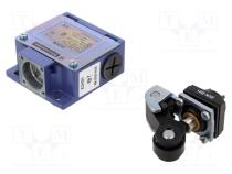 Limit switch  plastic roller Ø20mm  NO + NC  10A  max.250VAC