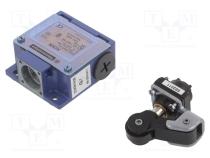 Limit switch  plastic roller Ø20mm  NO + NC  10A  max.250VAC