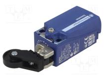 Limit switch  lever R 29mm, plastic roller Ø22mm  NO + NC  10A