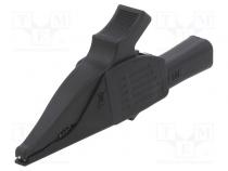 Krokosvorka  19A  černá  Rozs.uchop  max.39,5mm  Povrch  niklovaný