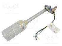 SCHNEIDER XVGB Signalizační sloupek červená/zelená LED 24VDC 24VAC IP23 60mm