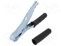 Krokosvorka  120A  Rozs.uchop  max.30mm  Celk.dél  195mm  černá