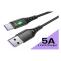 USB A - USB-C, QC 3.0, LED, 1m propojovací kabel