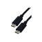 USB C 3.1 (M) - USB C 3.1 (M), 1,5m, černý propojovací kabel