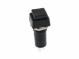 Tlačítkový spínač do panelu s aretací P-PB303A BLACK