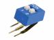 DIP spínač do DPS DIP 02 BLUE 90° ECE