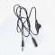 Kabel prodlužovací Jack 3,5mm, M/F + regulátor, 1,2 m