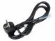 JT003 H05VV-F 3x1,5, černá, 2m napájecí síťový kabel FLEXO