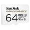 Paměťová karta micro SDXC High Endurance Video 64 GB SDSQQNR-064G-GN6IA