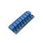 CREATALL CA-8C5V Relé modul, 5V, 8x 10A/250V, Low/High trigger