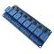 CREATALL CA-8C12V Relé modul, 12V, 8x 10A/250V, Low/High trigger