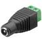 GOOBAY Svorkovnice 2pinová > DC samice (5,50 x 2,10 mm) DC konektor 5,5/2,1mm