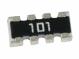 SMD rezistorová síť RR 4X100R SMD 1206 convex 5% YAGEO