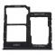 SIM Card Tray + SIM Card Tray + Micro SD Card Tray for Galaxy A40 (Black)
