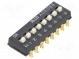 Přepínač  DIP-SWITCH  Počet sekcí  8  ON-OFF  -0,025A/24VDC  pol  2