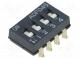 Přepínač  DIP-SWITCH  ON-OFF  0,1A/24VDC  pol  2  -30÷85°C  SMT  ADF